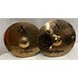 Used Zildjian 14in A Custom Hi Hat Pair Cymbal