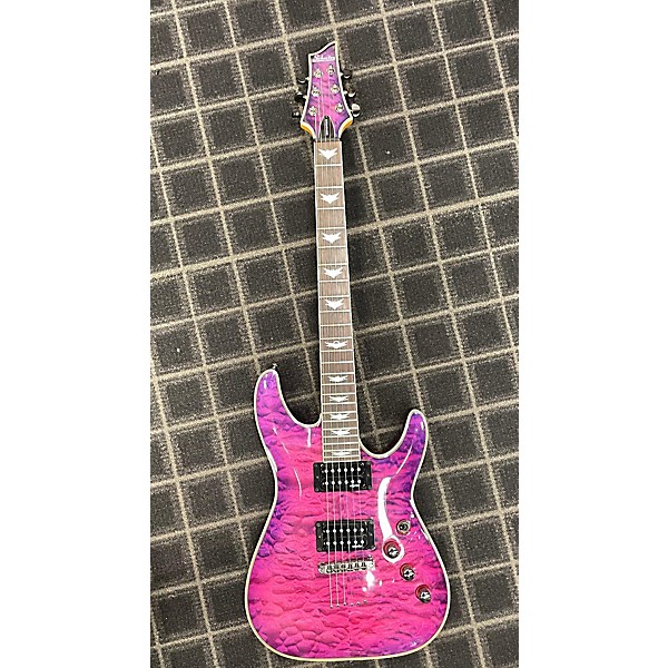 Used Schecter Guitar Research Used Schecter Guitar Research Omen Extreme 6 Pink Solid Body Electric Guitar