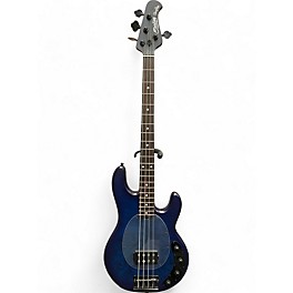 Used 2024 Sterling by Music Man Ray34 Neptune Blue Satin Electric Bass Guitar