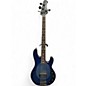 Used 2024 Sterling by Music Man Ray34 Neptune Blue Satin Electric Bass Guitar thumbnail