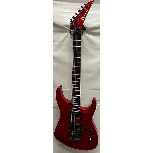 Used Charvel Used Charvel Super Dinky SDK085 HH Trans Red Solid Body Electric Guitar