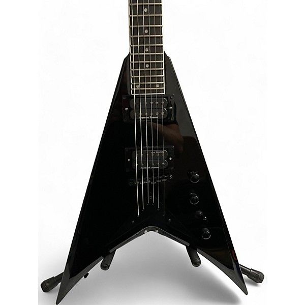 Used Kramer dave mustaine vanguard black Solid Body Electric Guitar