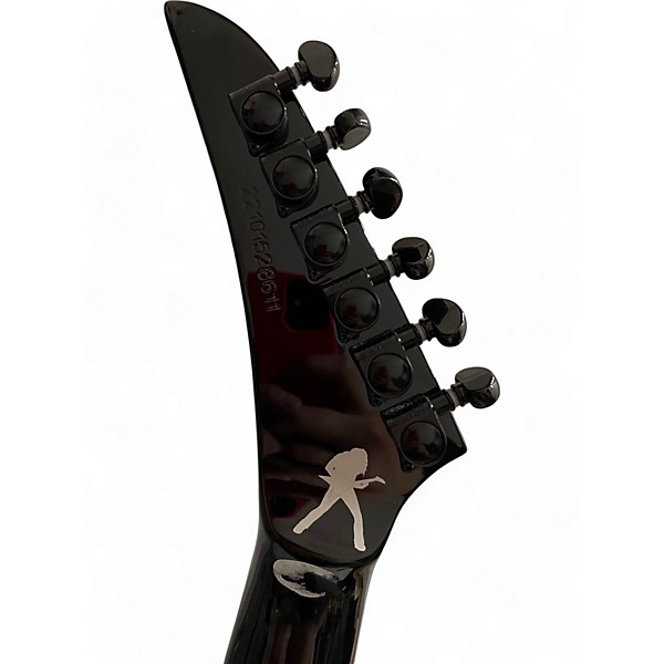 Used Kramer dave mustaine vanguard black Solid Body Electric Guitar