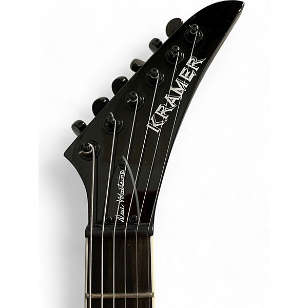 Used Kramer dave mustaine vanguard black Solid Body Electric Guitar