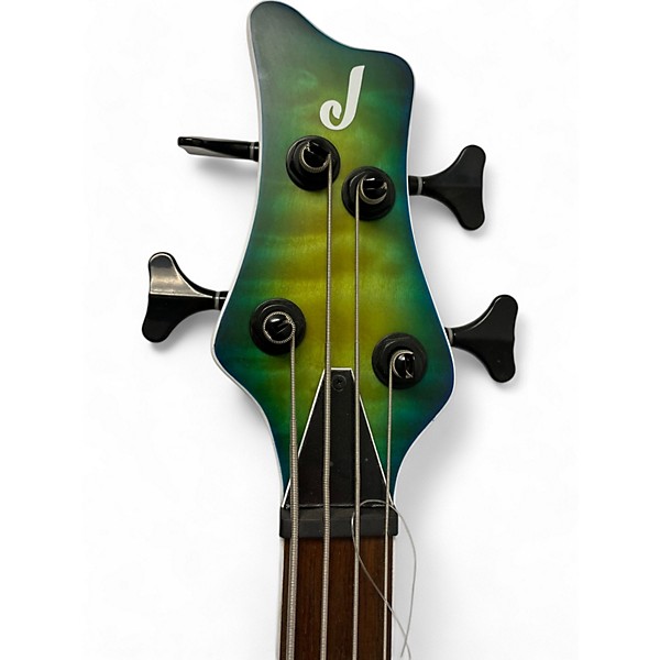 Used Jackson X SERIES SPECTRA AMBER BLUE Electric Bass Guitar