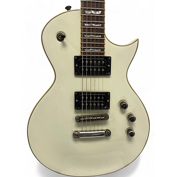 Used ESP LTD EC500 White Solid Body Electric Guitar