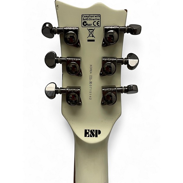 Used ESP LTD EC500 White Solid Body Electric Guitar
