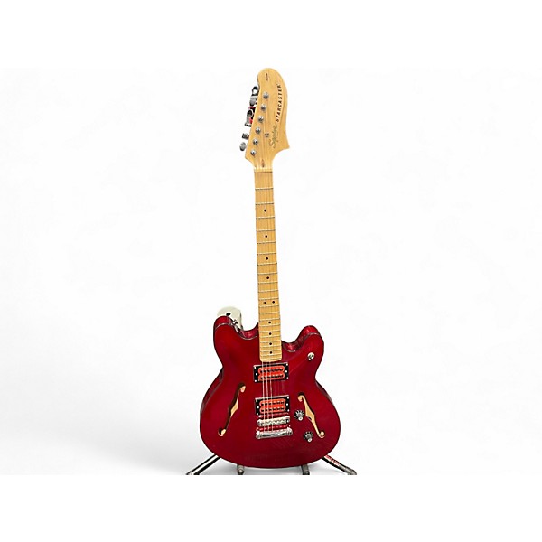 Used Squier Used Squier Classic Vibe Starcaster Hollow Candy Apple Red Hollow Body Electric Guitar