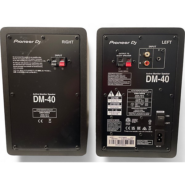 Used Pioneer DJ Used Pioneer DJ DM-40 Powered Monitor