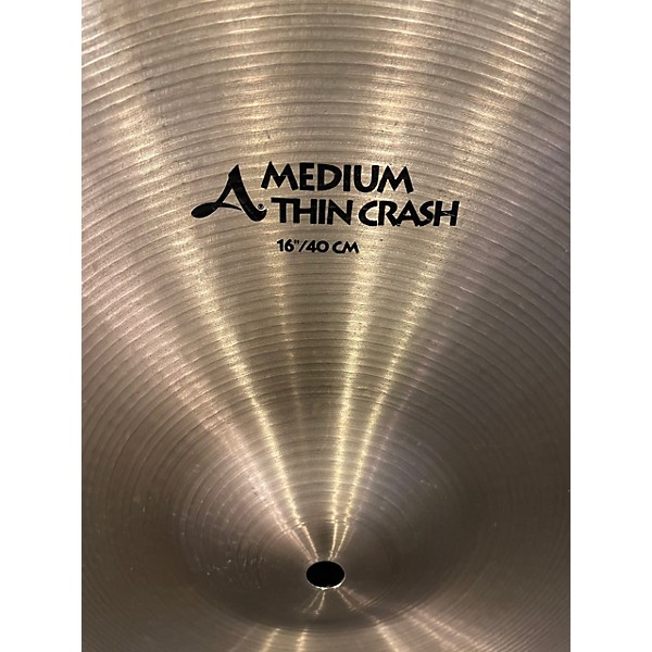 Used Zildjian Used Zildjian 16in Medium Thin Crash Avedis Cymbal