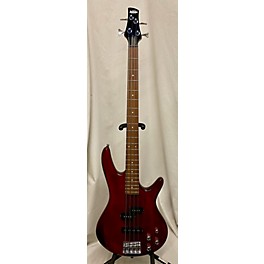 Used Ibanez Used Ibanez GSR200 Trans Red Electric Bass Guitar