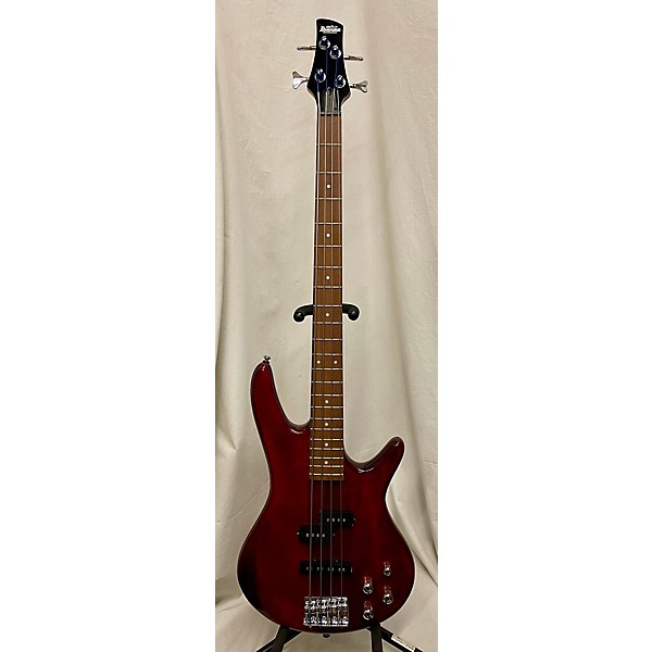 Used Ibanez Used Ibanez GSR200 Trans Red Electric Bass Guitar