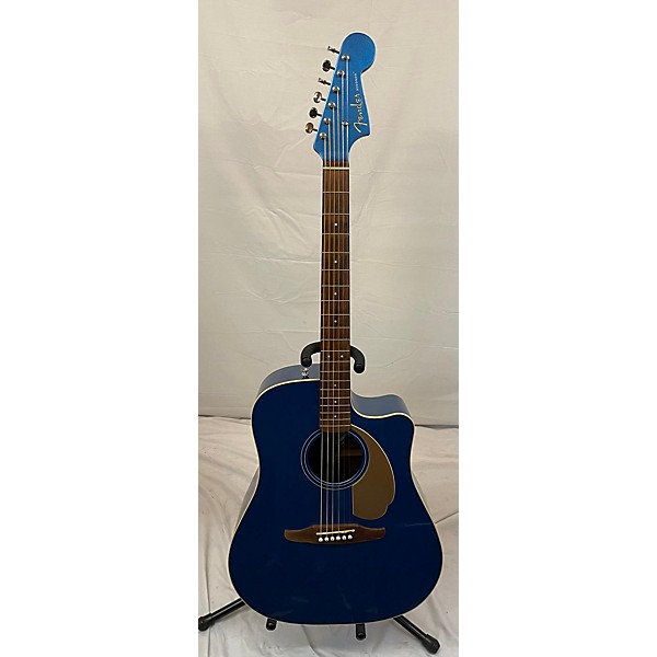 Used Fender Used Fender Redondo Blue Acoustic Electric Guitar