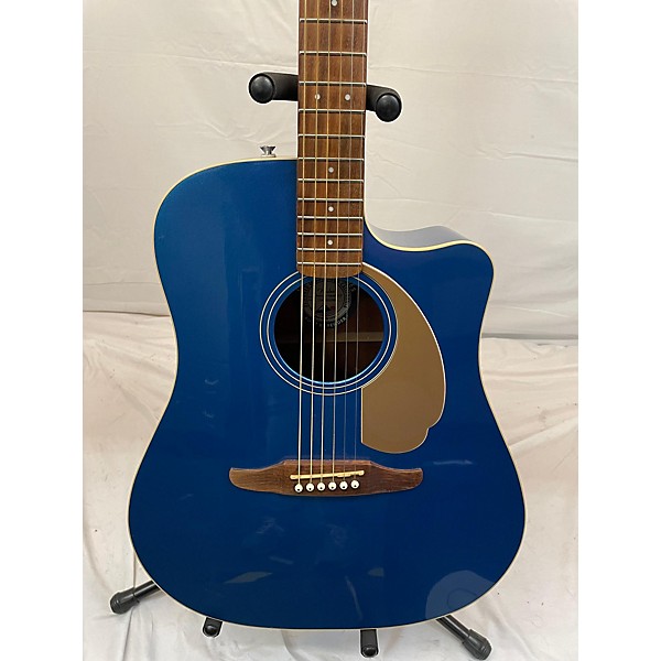 Used Fender Used Fender Redondo Blue Acoustic Electric Guitar