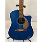 Used Fender Used Fender Redondo Blue Acoustic Electric Guitar