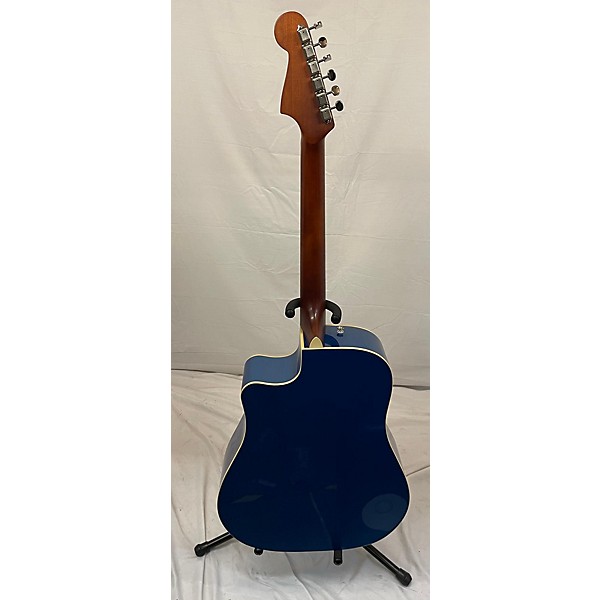 Used Fender Used Fender Redondo Blue Acoustic Electric Guitar