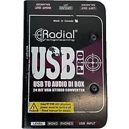 Used Radial Engineering Usb Pro Direct Box