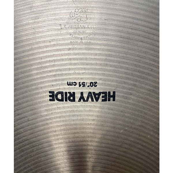 Used Zildjian Used Zildjian 20in Heavy Ride K Kustom Cymbal