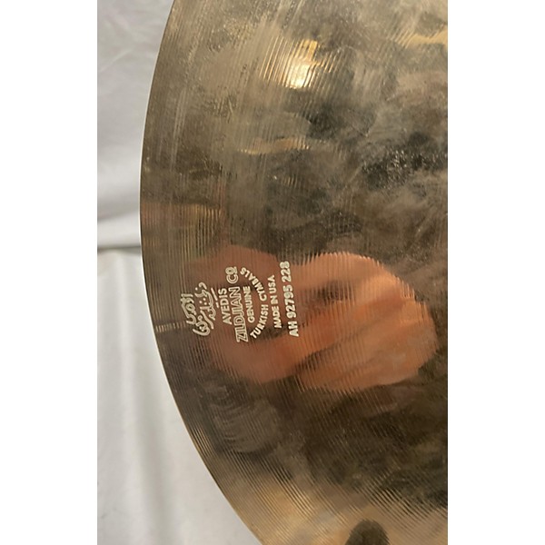 Used Zildjian 14in A Custom Hi Hat Pair Cymbal