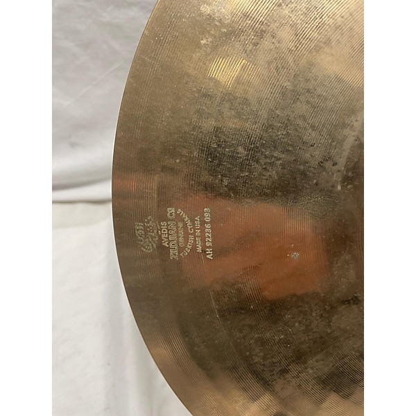 Used Zildjian 14in A Custom Hi Hat Pair Cymbal