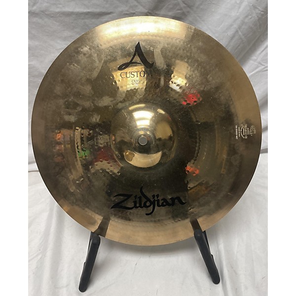 Used Zildjian 16in A Custom Crash Cymbal