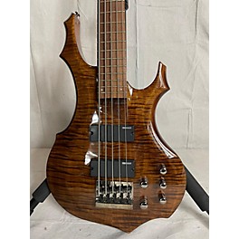 Used ESP Used ESP LTD F155DX 5 String Trans Brown Electric Bass Guitar