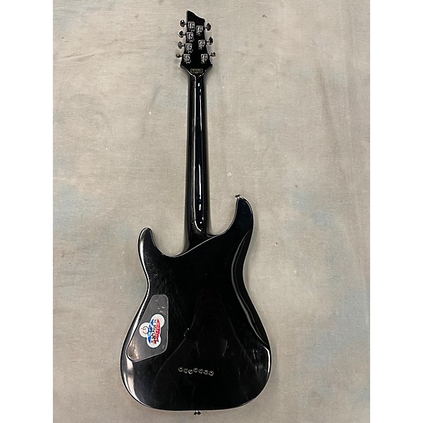 Used Schecter Guitar Research Used Schecter Guitar Research Blackjack C7 Black Solid Body Electric Guitar