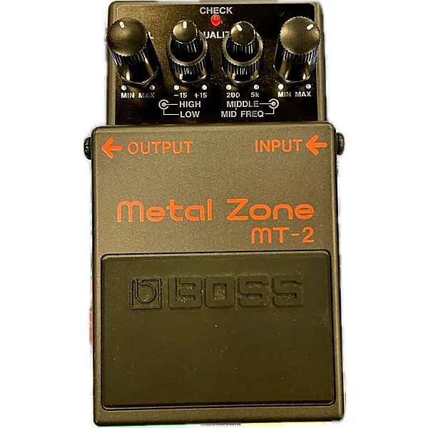 Used BOSS Used BOSS MT2 Metal Zone Distortion Effect Pedal