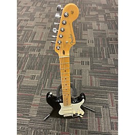 Used Fender Used Fender American Standard Stratocaster Black Solid Body Electric Guitar