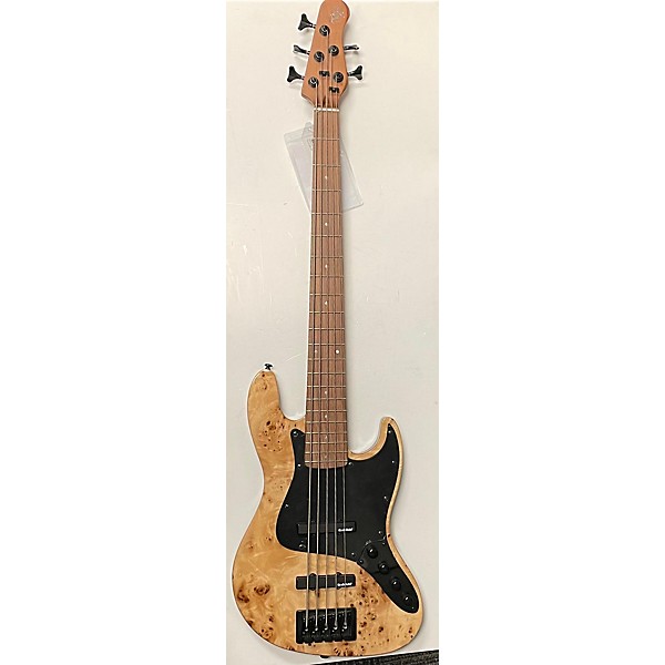 Used Michael Kelly CUSTOM COLLECTION ELEMENT 5R NATURAL BURL Electric Bass Guitar