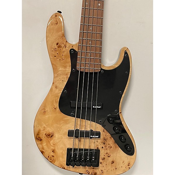 Used Michael Kelly CUSTOM COLLECTION ELEMENT 5R NATURAL BURL Electric Bass Guitar