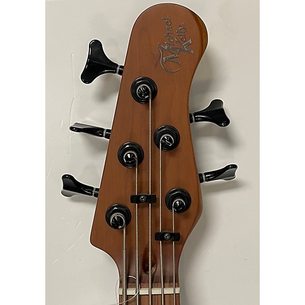 Used Michael Kelly CUSTOM COLLECTION ELEMENT 5R NATURAL BURL Electric Bass Guitar