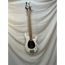 Used Ernie Ball Music Man Used Ernie Ball Music Man Sterling 4 String White Electric Bass Guitar