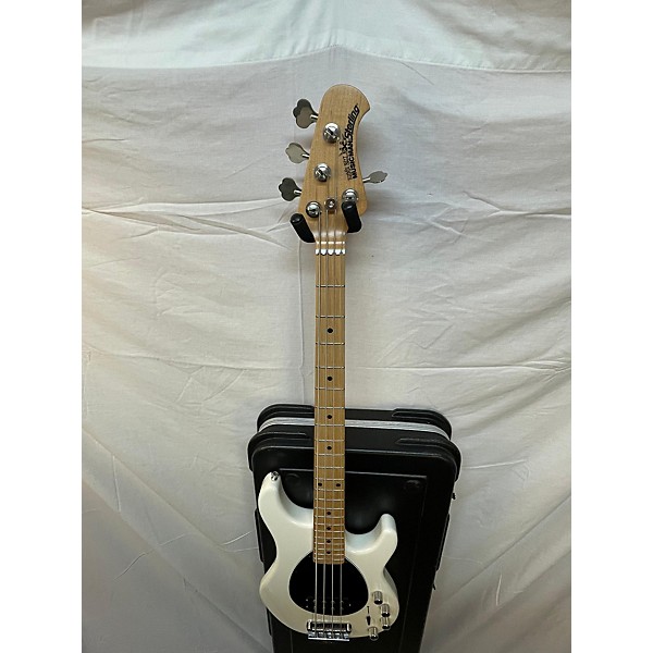 Used Ernie Ball Music Man Used Ernie Ball Music Man Sterling 4 String White Electric Bass Guitar