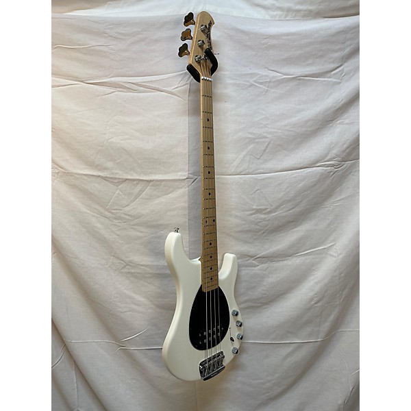 Used Ernie Ball Music Man Used Ernie Ball Music Man Sterling 4 String White Electric Bass Guitar