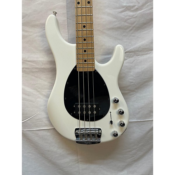 Used Ernie Ball Music Man Used Ernie Ball Music Man Sterling 4 String White Electric Bass Guitar