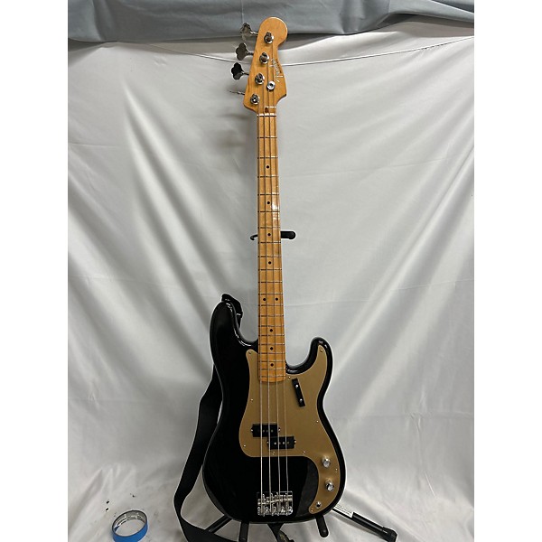 Used Fender Used Fender Vintera II 50s Precision Bass Black And Gold Electric Bass Guitar