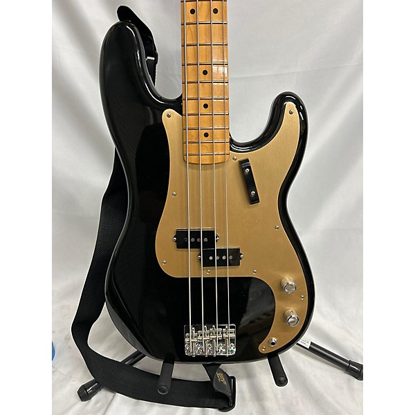 Used Fender Used Fender Vintera II 50s Precision Bass Black And Gold Electric Bass Guitar