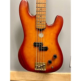 Used Harmony Marquis Candy Red Burst Electric Bass Guitar