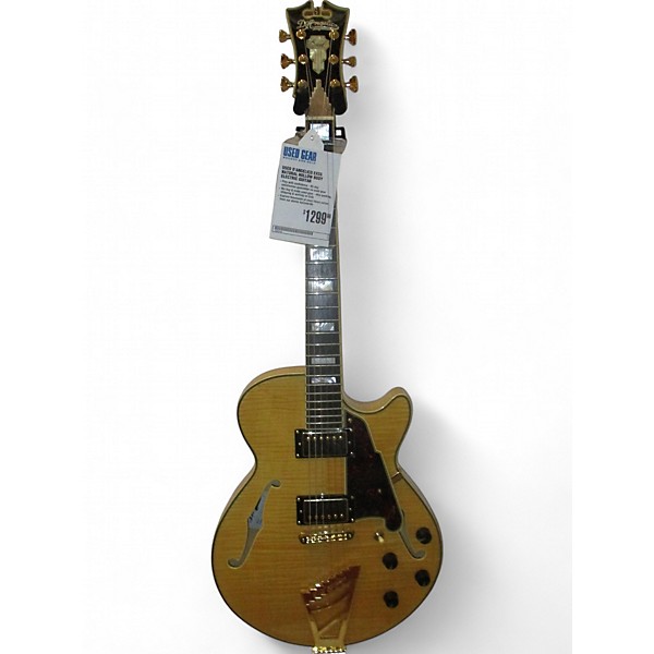 Used D'Angelico Exss Natural Hollow Body Electric Guitar