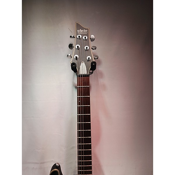 Used Schecter Guitar Research Used Schecter Guitar Research C1 Platinum Trans Black Solid Body Electric Guitar