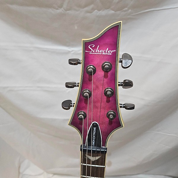 Used Schecter Guitar Research Used Schecter Guitar Research Omen Extreme 6 Pink Solid Body Electric Guitar