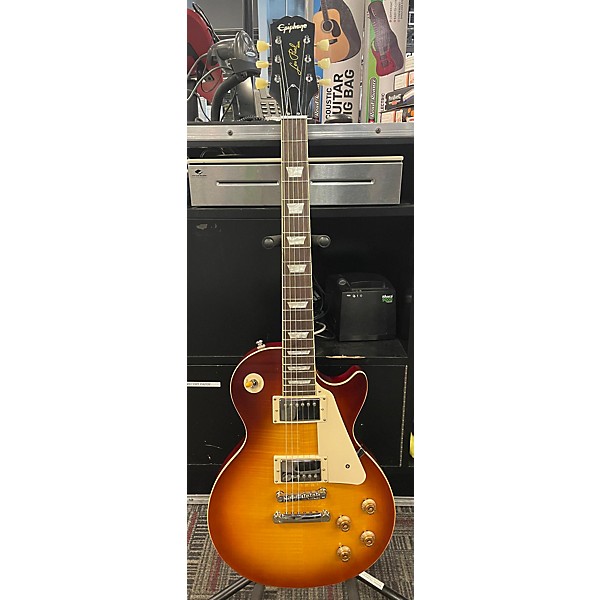 Used Epiphone Used Epiphone 1959 LES PAUL STANDARD OUTFIT Dark Cherry Burst Solid Body Electric Guitar