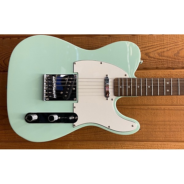 Used Squier Used Squier Bullet Telecaster Surf Green Solid Body Electric Guitar