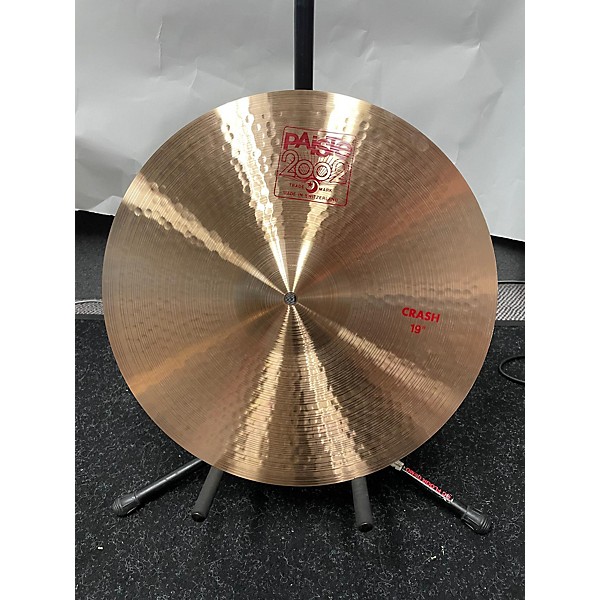 Used Paiste Used Paiste 19in 2002 Crash Cymbal