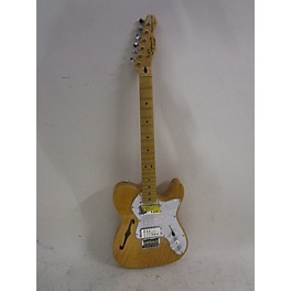 Used Squier Used Squier Classic Vibe 70s Thinline Telecaster Natural Hollow Body Electric Guitar