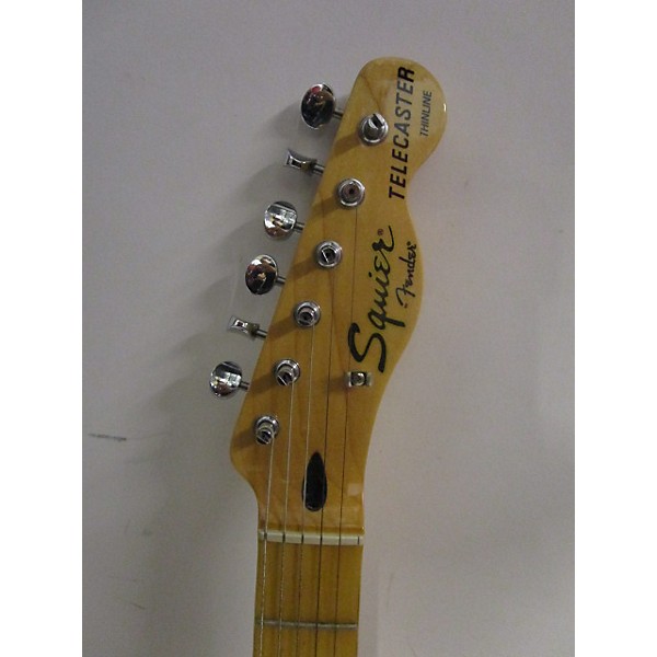 Used Squier Used Squier Classic Vibe 70s Thinline Telecaster Natural Hollow Body Electric Guitar