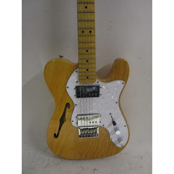 Used Squier Used Squier Classic Vibe 70s Thinline Telecaster Natural Hollow Body Electric Guitar