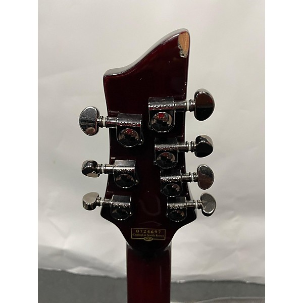 Used Schecter Guitar Research Used Schecter Guitar Research Hellraiser C7 7 String Left Handed See Thru Black Cherry Elect...