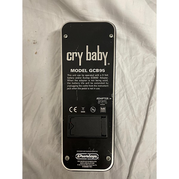 Used Dunlop Used Dunlop GCB95 Original Crybaby Wah Effect Pedal